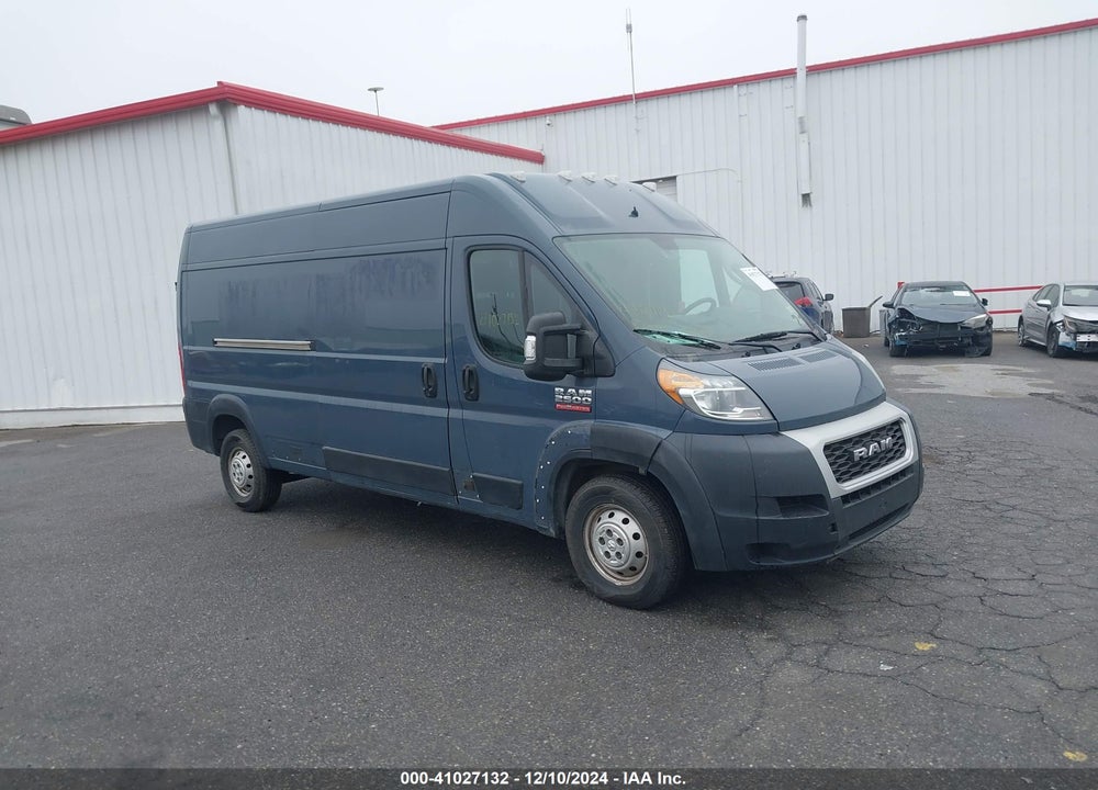 2019 RAM PROMASTER 2500 HIGH ROOF 159 WB VIN: 3C6TRVDGXKE516875