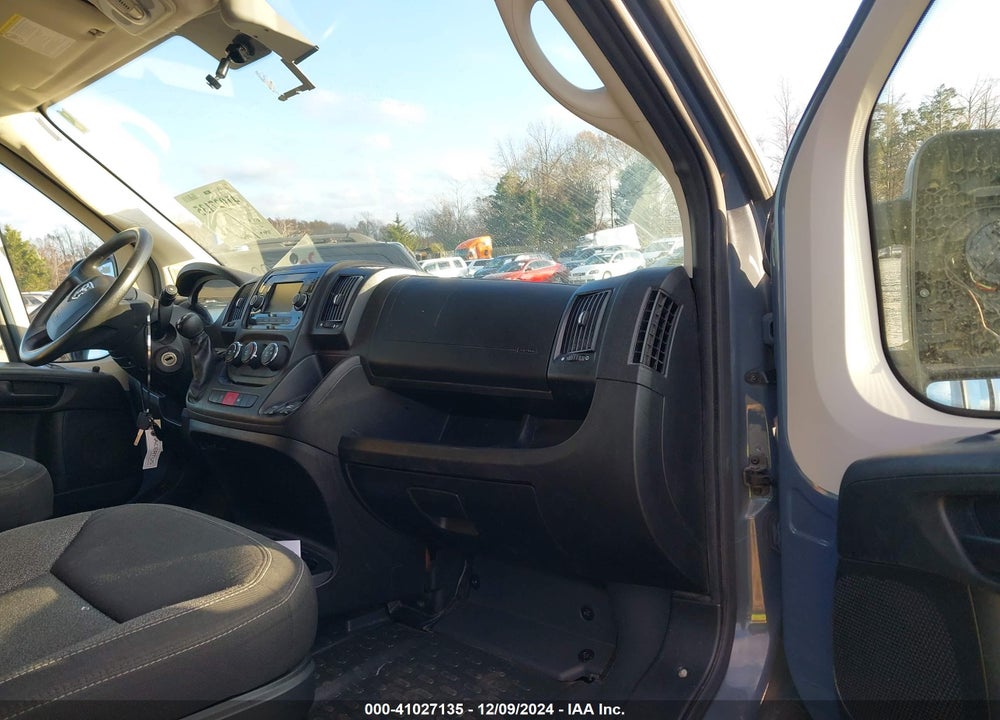 2019 RAM PROMASTER 3500 CARGO VAN HIGH ROOF 159 WB EXT VIN: 3C6URVJG3KE541982