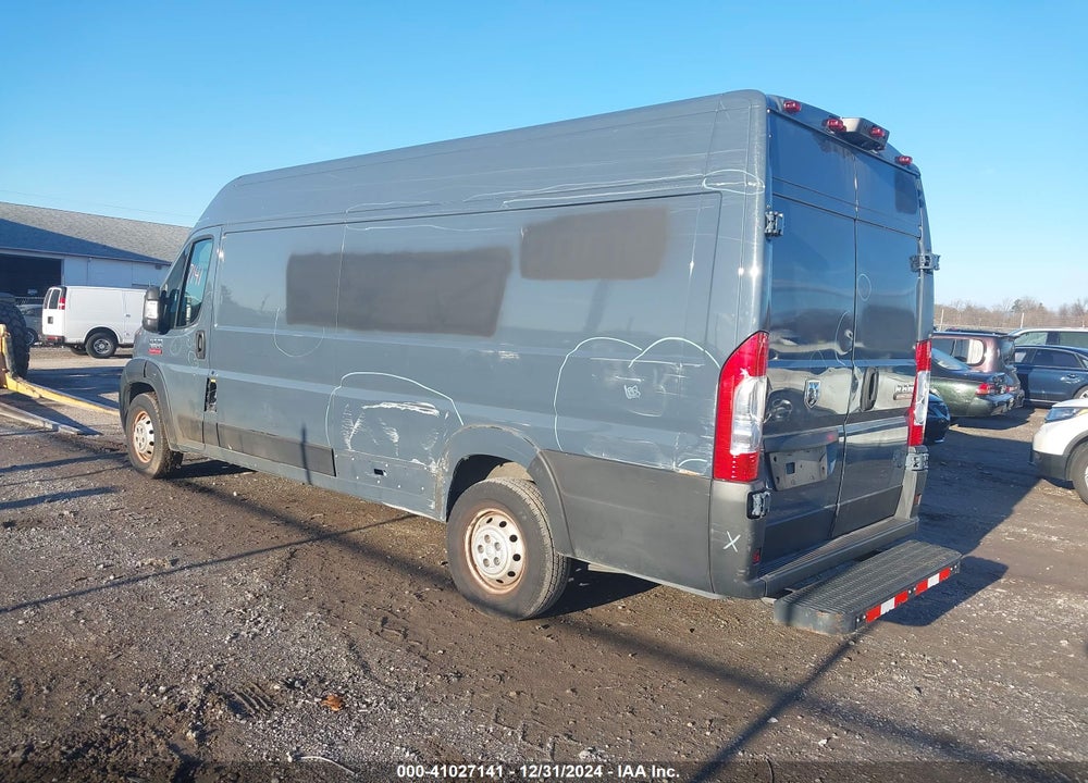 2020 RAM PROMASTER 3500 CARGO VAN HIGH ROOF 159 WB EXT VIN: 3C6URVJG0LE106760