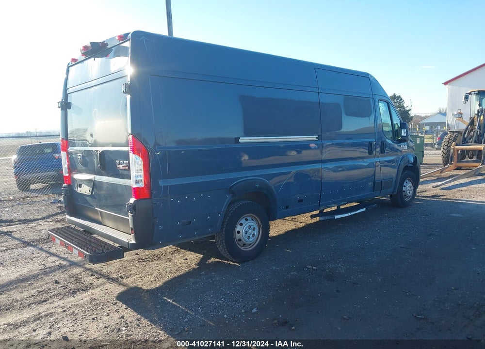 2020 RAM PROMASTER 3500 CARGO VAN HIGH ROOF 159 WB EXT VIN: 3C6URVJG0LE106760