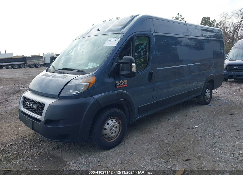 2020 RAM PROMASTER 3500 CARGO VAN HIGH ROOF 159 WB EXT VIN: 3C6URVJG5LE117947