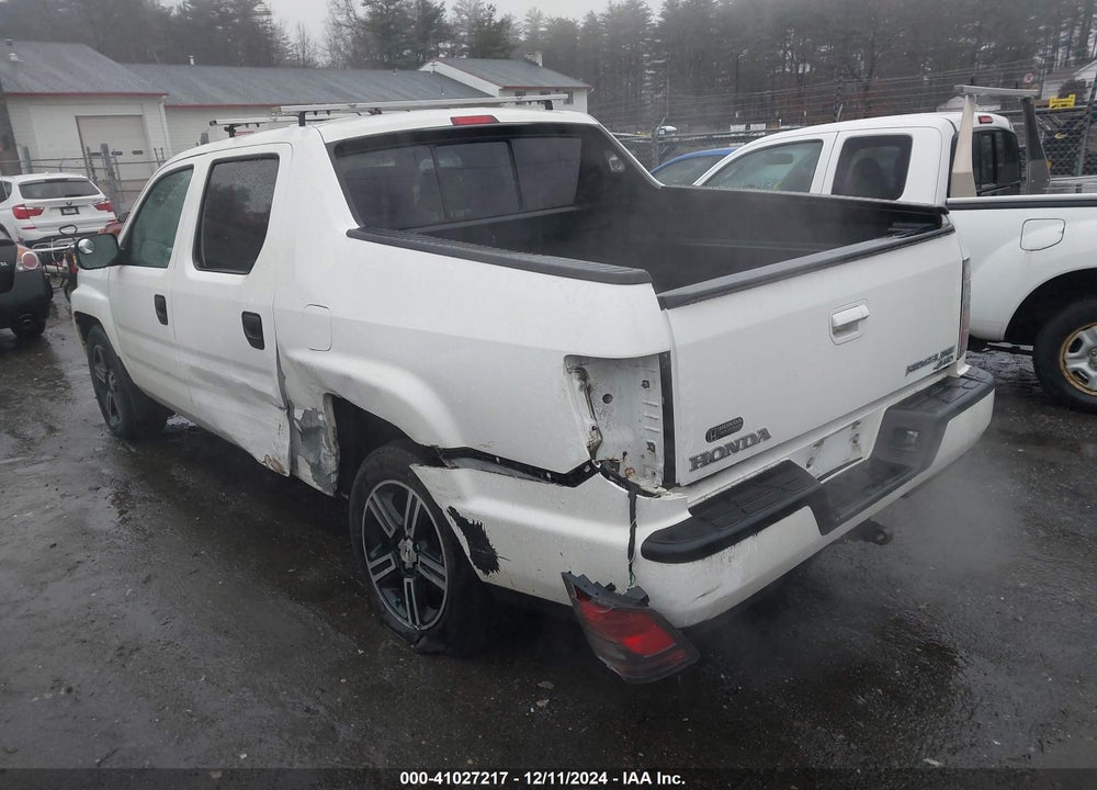 2014 HONDA RIDGELINE SPORT VIN: 5FPYK1F72EB002131