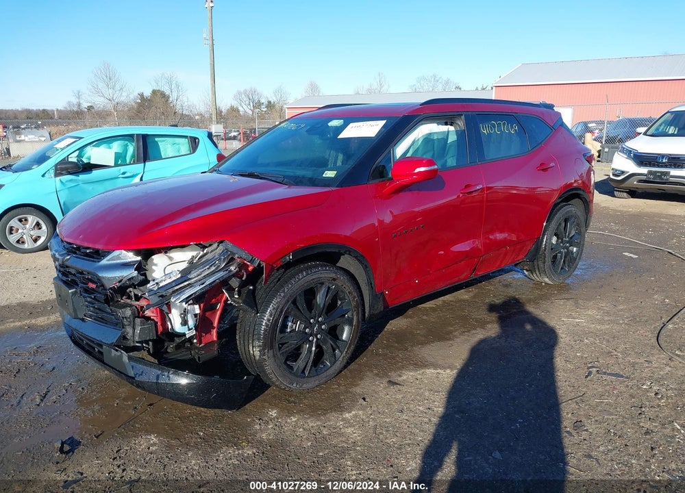 2022 CHEVROLET BLAZER AWD RS VIN: 3GNKBKRS9NS142423