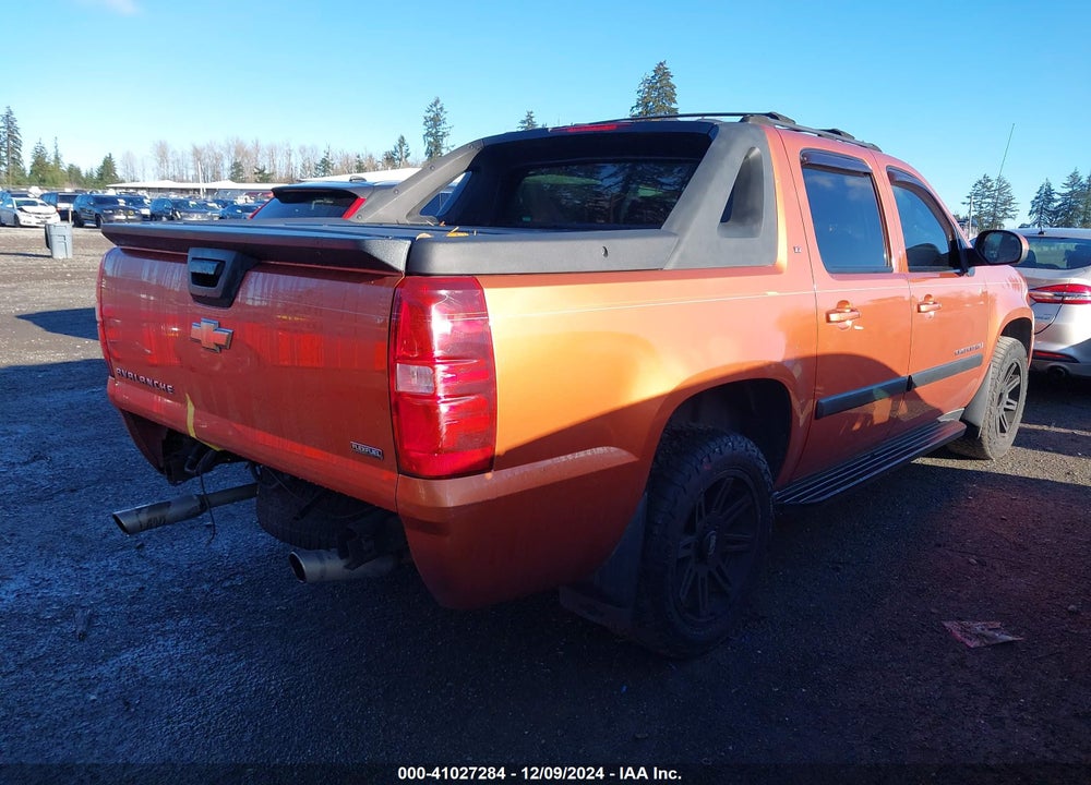 2007 CHEVROLET AVALANCHE 1500 LT VIN: 3GNFK12377G243190