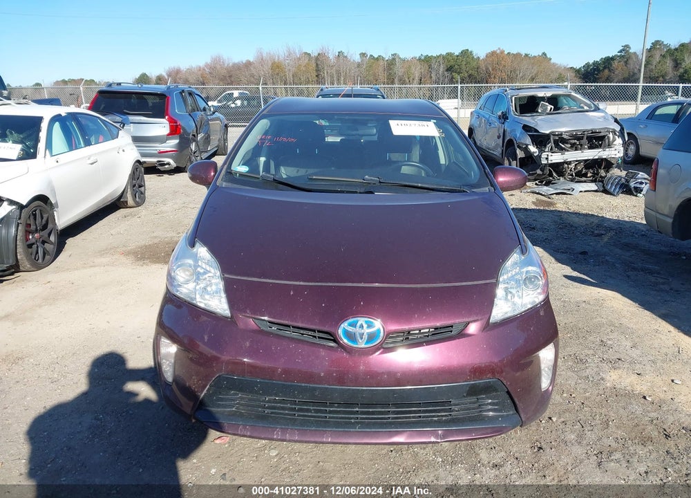 2013 TOYOTA PRIUS THREE SE VIN: JTDKN3DU8D5582768