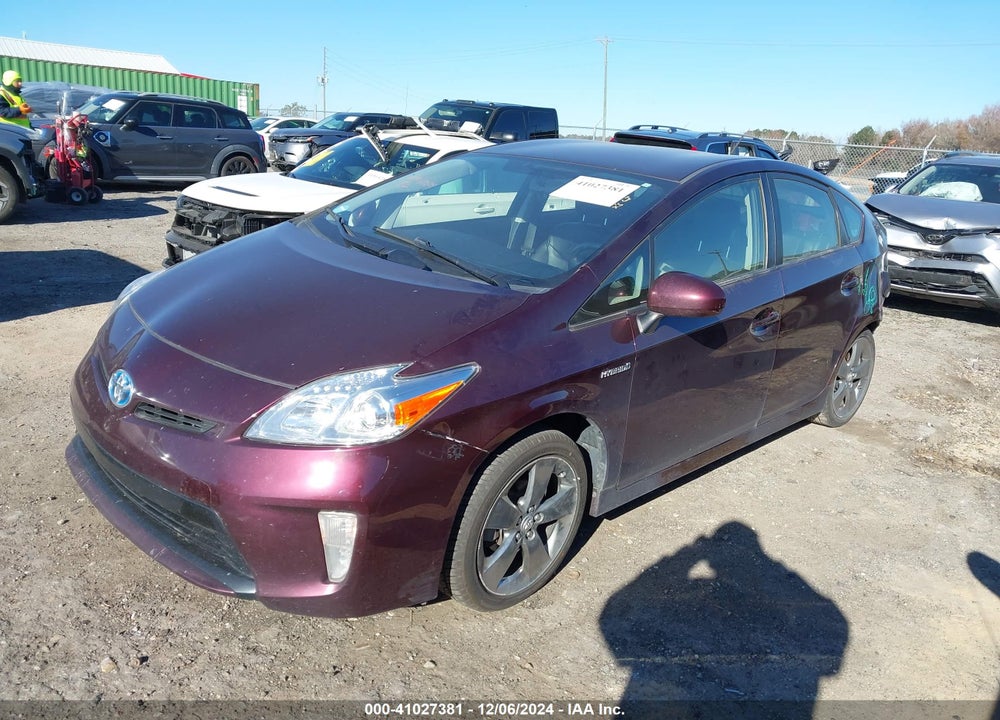 2013 TOYOTA PRIUS THREE SE VIN: JTDKN3DU8D5582768