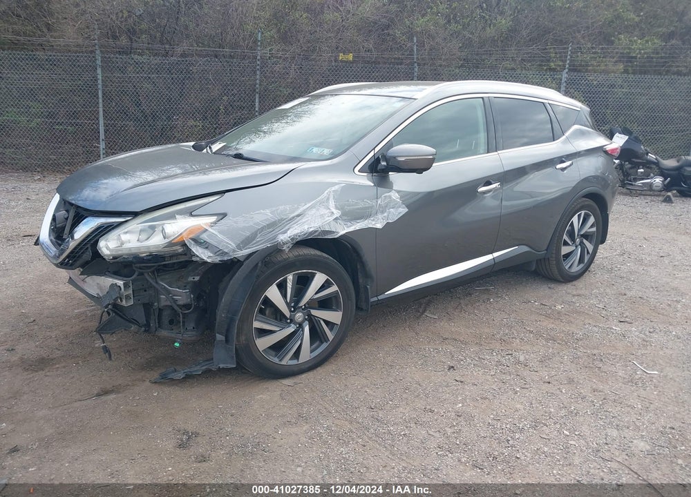 2015 NISSAN MURANO PLATINUM VIN: 5N1AZ2MH4FN206693