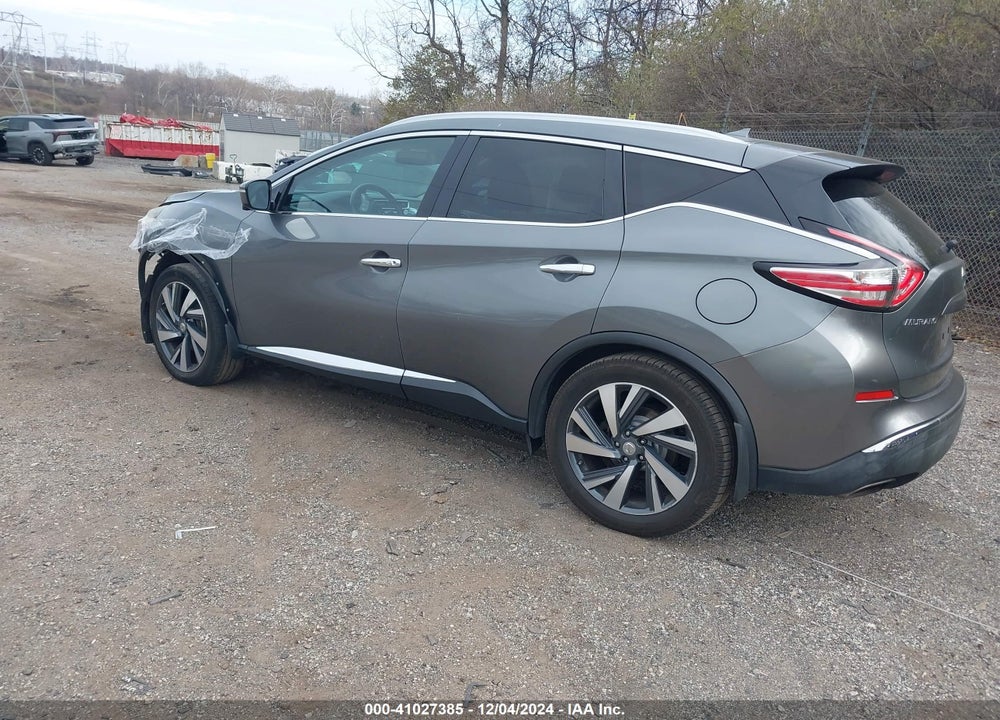 2015 NISSAN MURANO PLATINUM VIN: 5N1AZ2MH4FN206693