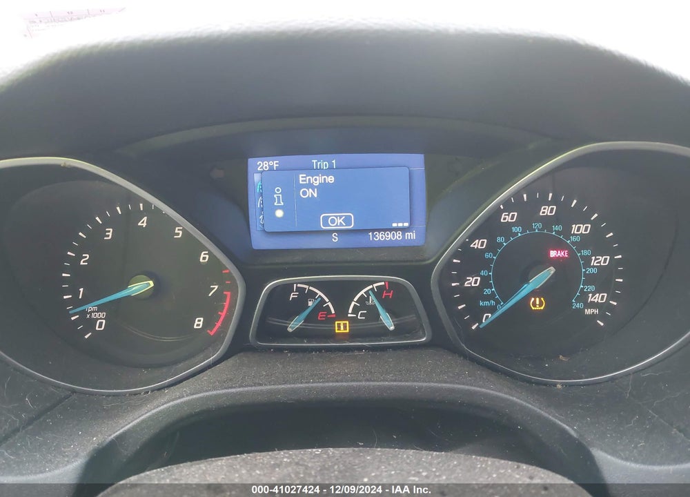 2014 FORD FOCUS SE VIN: 1FADP3F28EL125458