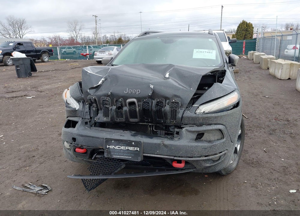 2015 JEEP CHEROKEE TRAILHAWK VIN: 1C4PJMBB7FW550884
