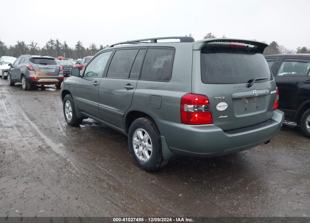 2007 TOYOTA HIGHLANDER VIN: JTEHD21A570048979