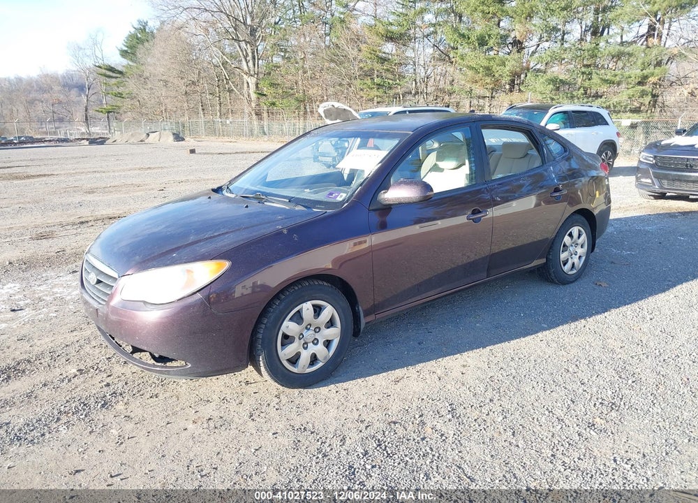 2009 HYUNDAI ELANTRA GLS VIN: KMHDU46D39U658100