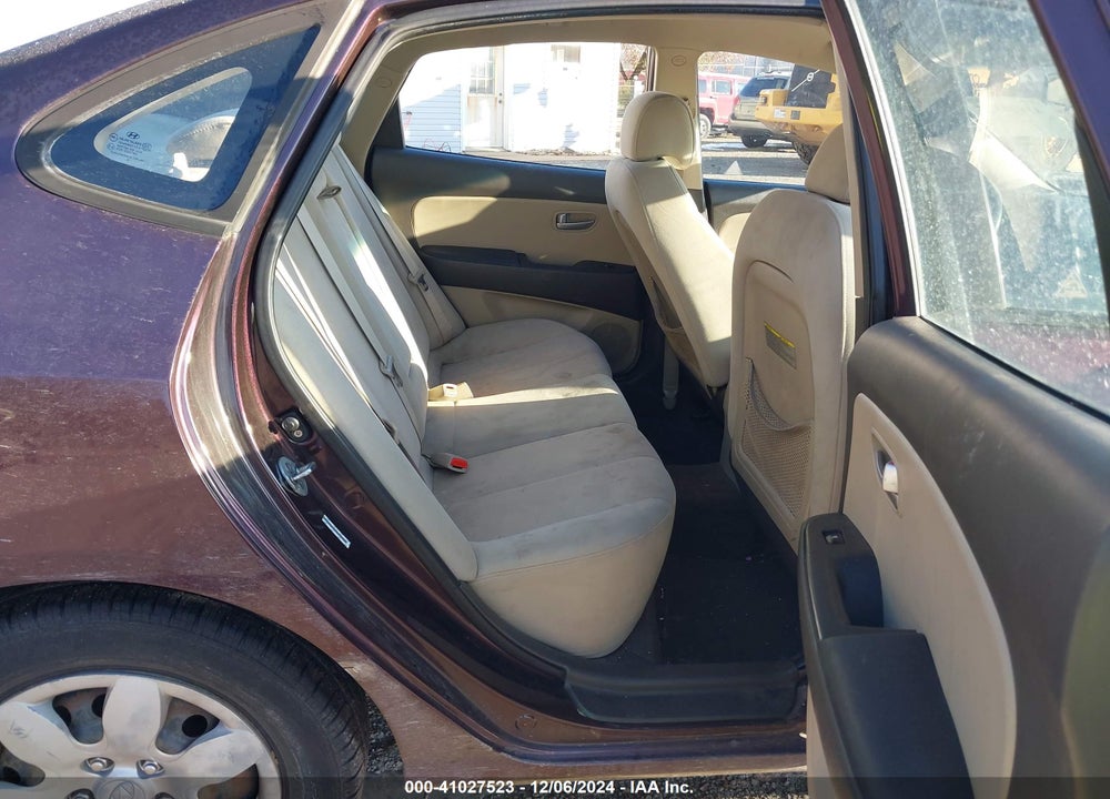 2009 HYUNDAI ELANTRA GLS VIN: KMHDU46D39U658100