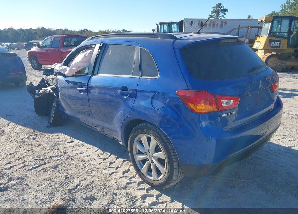 2015 MITSUBISHI OUTLANDER SPORT GT VIN: 4A4AR4AW3FE034510