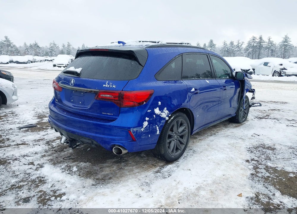 2019 ACURA MDX TECH & A-SPEC PKGS VIN: 5J8YD4H09KL002433