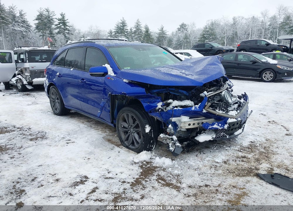 2019 ACURA MDX TECH & A-SPEC PKGS VIN: 5J8YD4H09KL002433