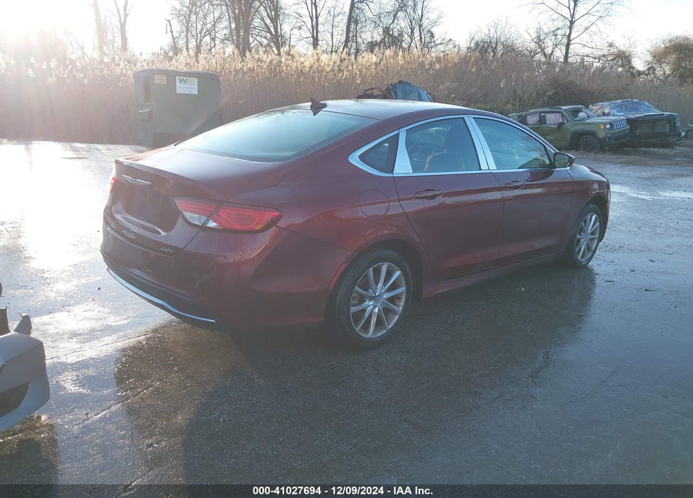 2015 CHRYSLER 200 LIMITED VIN: 1C3CCCAB9FN642965