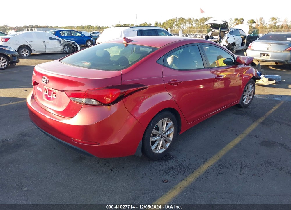 2015 HYUNDAI ELANTRA SE VIN: KMHDH4AE1FU300526