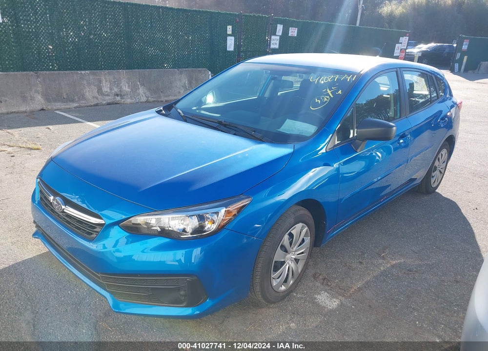 2022 SUBARU IMPREZA BASE 5-DOOR VIN: 4S3GTAB68N3700951