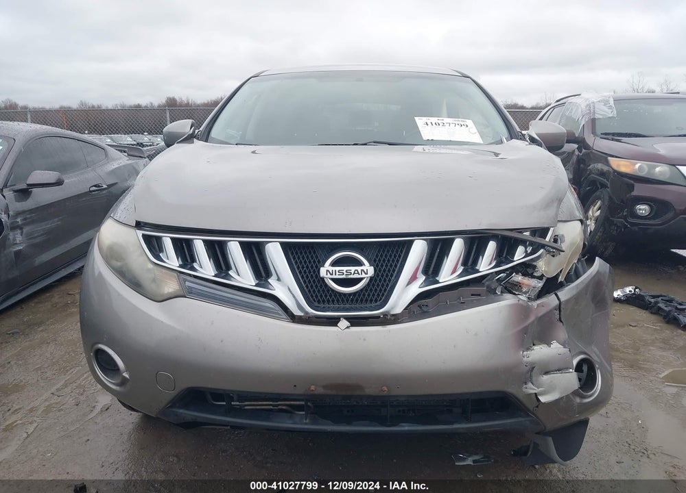 2010 NISSAN MURANO S VIN: JN8AZ1MW6AW122427