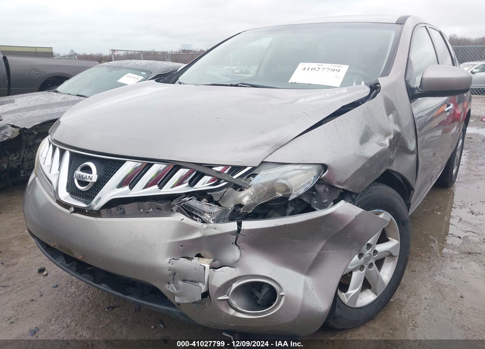 2010 NISSAN MURANO S VIN: JN8AZ1MW6AW122427