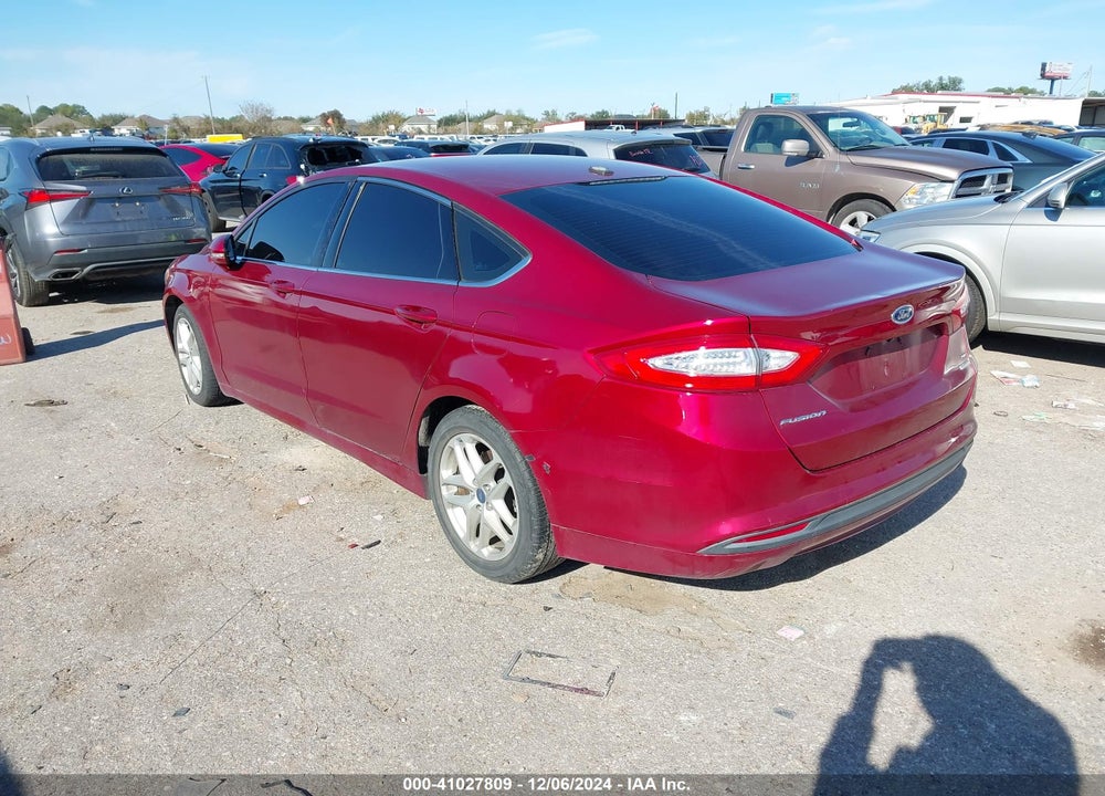 2016 FORD FUSION SE VIN: 3FA6P0HD6GR156394