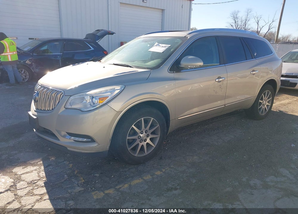 2014 BUICK ENCLAVE LEATHER VIN: 5GAKVBKD6EJ344182