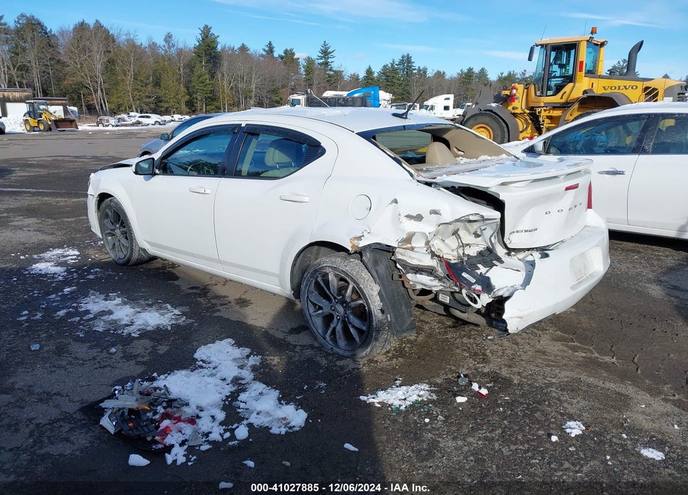 2014 DODGE AVENGER SXT VIN: 1C3CDZCG4EN112684