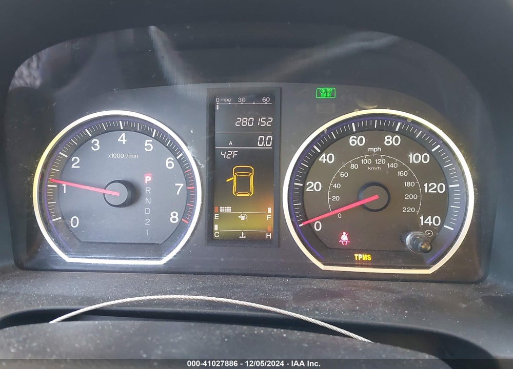 2007 HONDA CR-V EX-L VIN: 5J6RE48747L001298