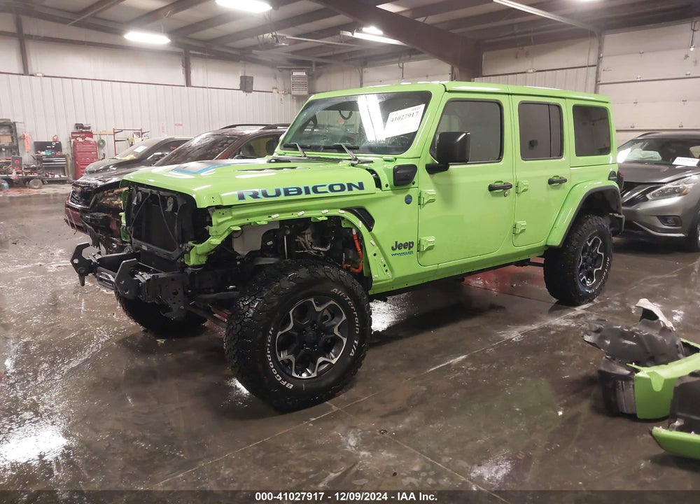 2021 JEEP WRANGLER 4XE UNLIMITED RUBICON 4X4 VIN: 1C4JJXR66MW828963