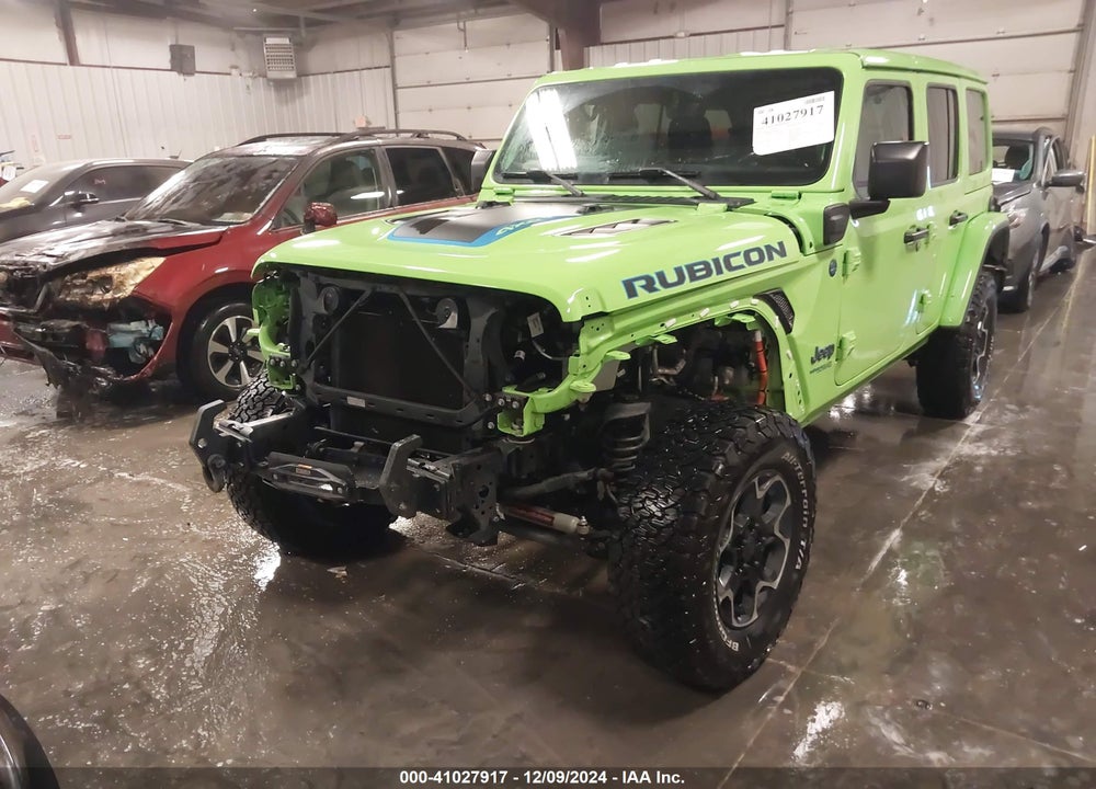 2021 JEEP WRANGLER 4XE UNLIMITED RUBICON 4X4 VIN: 1C4JJXR66MW828963
