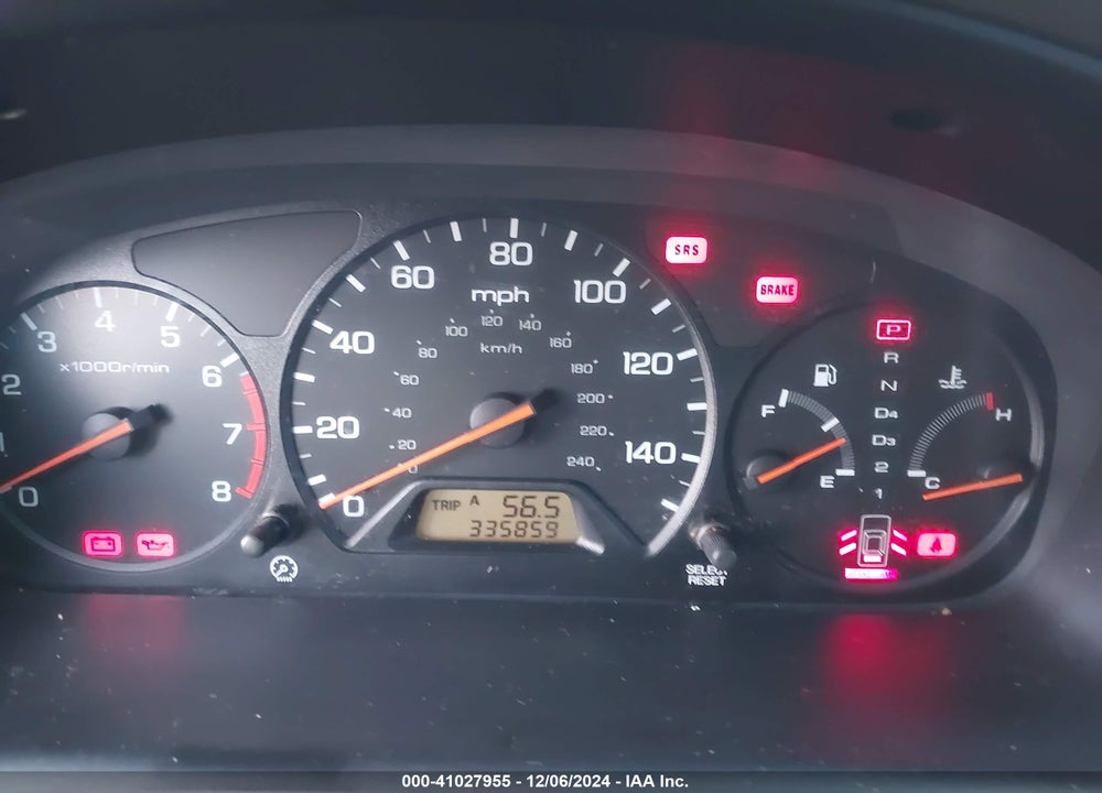2001 HONDA ACCORD 2.3 EX VIN: 1HGCG566X1A052055