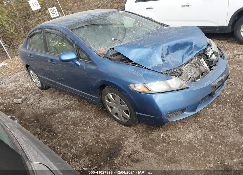2010 HONDA CIVIC LX VIN: 19XFA1F55AE066813