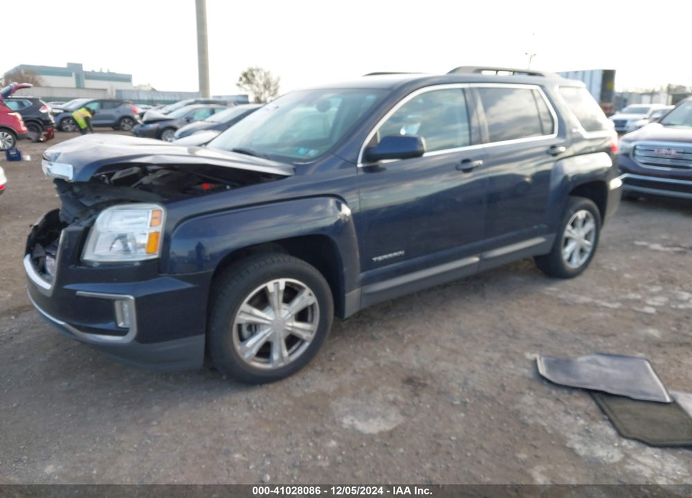 2017 GMC TERRAIN SLE-2 VIN: 2GKFLTE33H6289999