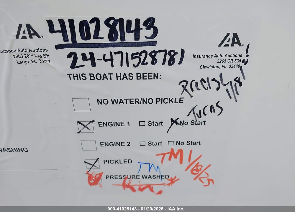 2014 SEAFOX OTHER VIN: LYGTX167J314