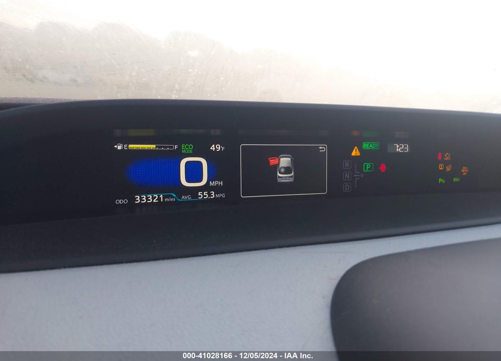 2019 TOYOTA PRIUS LIMITED VIN: JTDKARFU8K3082484