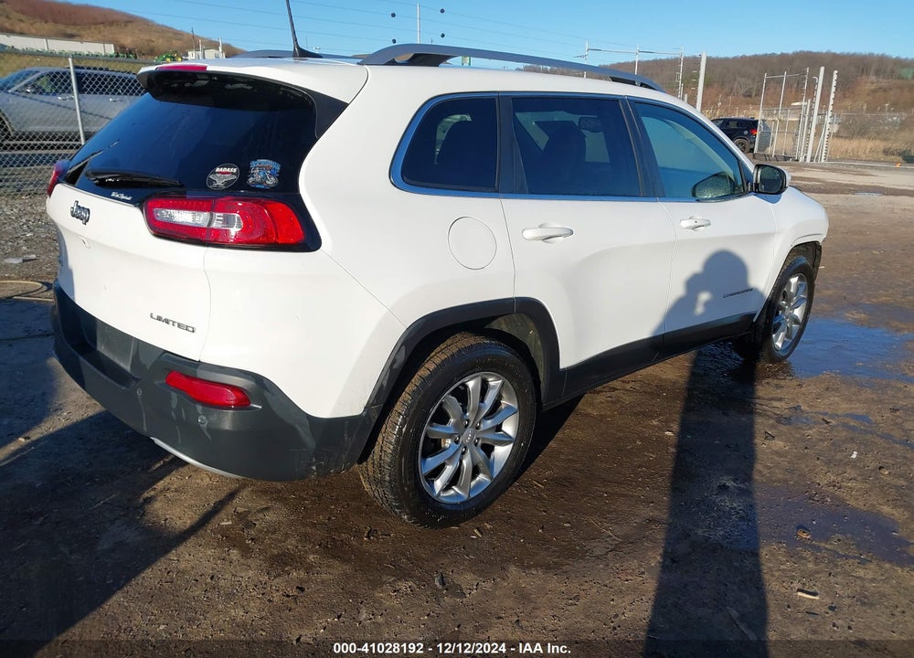 2018 CHEROKEE JEEP  LIMITED 4X4 VIN: 1C4PJMDB3JD525644