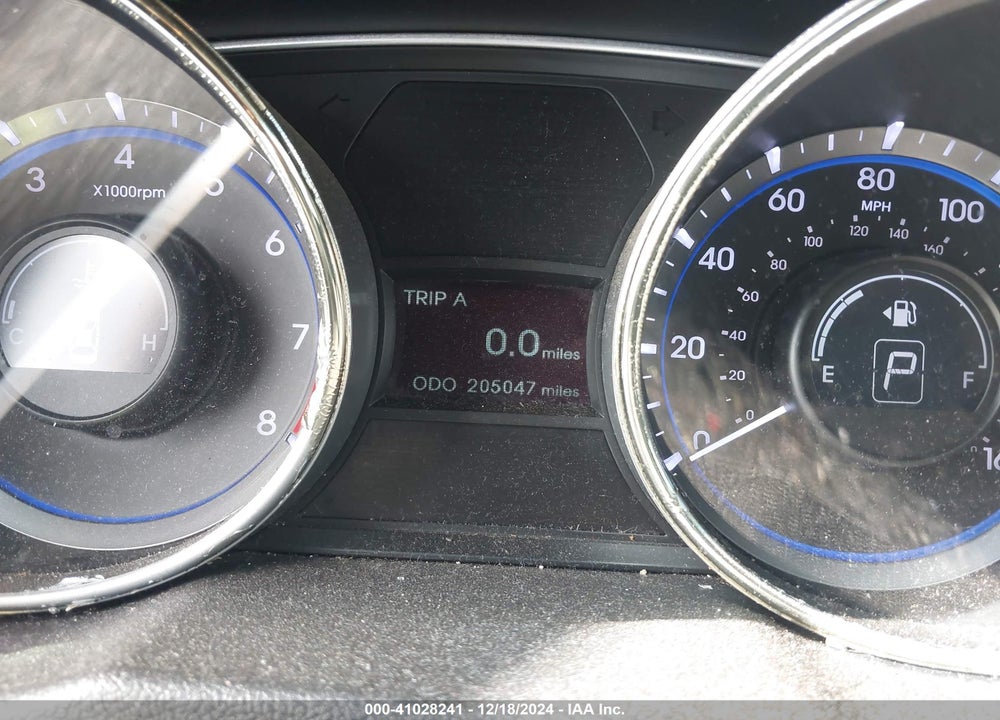 2012 HYUNDAI SONATA SE 2.0T VIN: 5NPEC4ABXCH349789