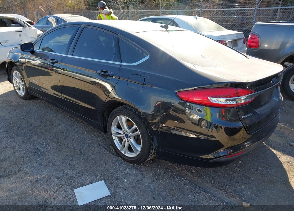 2018 FORD FUSION HYBRID S VIN: 3FA6P0UU3JR141932