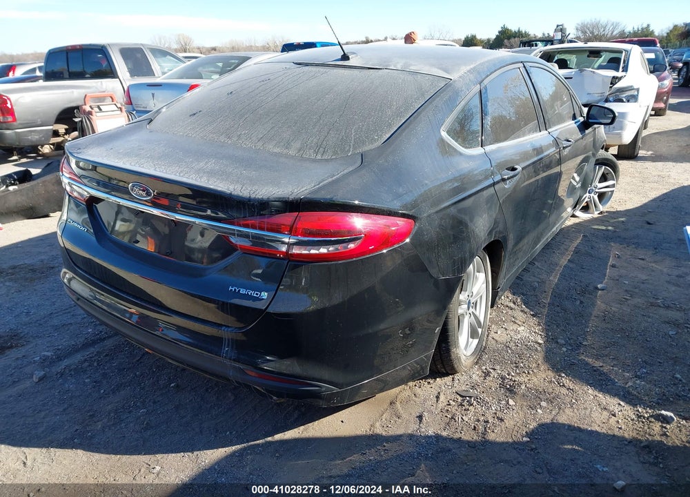 2018 FORD FUSION HYBRID S VIN: 3FA6P0UU3JR141932