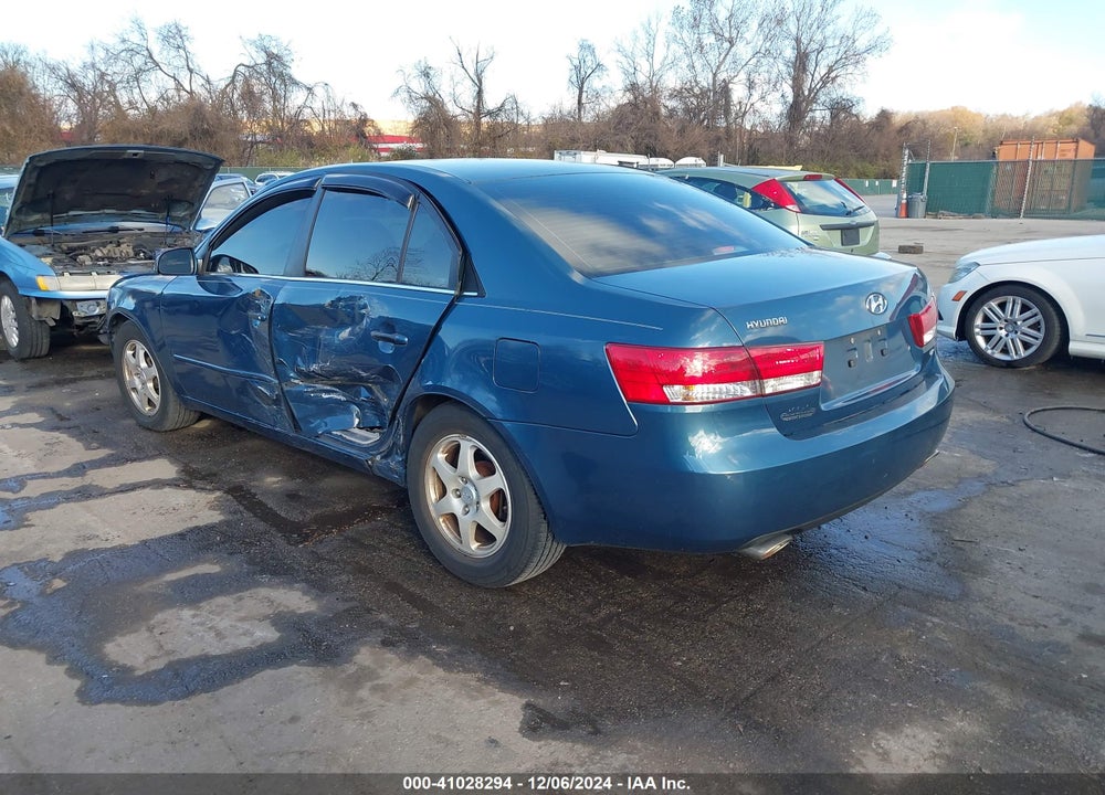 2006 HYUNDAI SONATA GLS V6/LX V6 VIN: 5NPEU46F06H153504