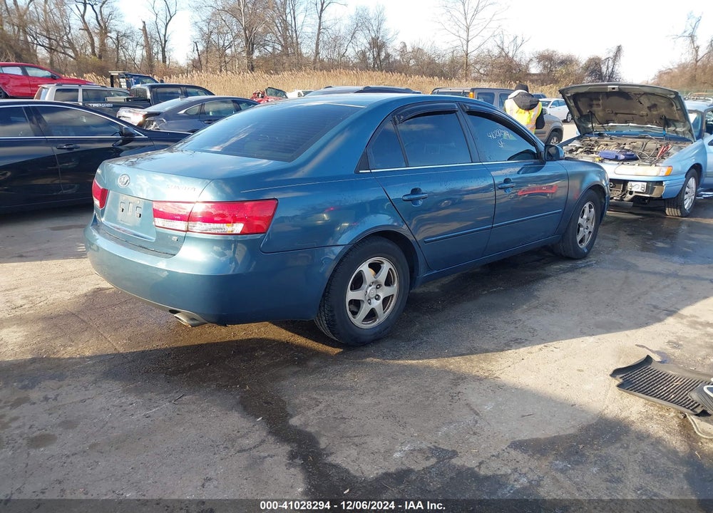 2006 HYUNDAI SONATA GLS V6/LX V6 VIN: 5NPEU46F06H153504