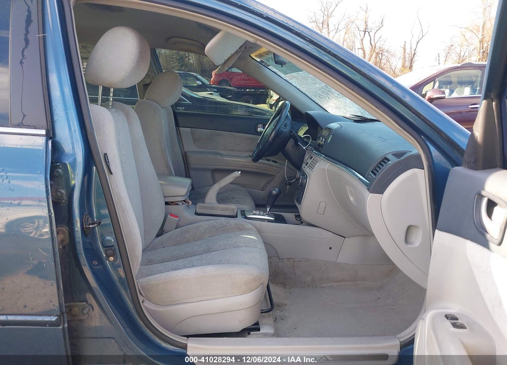 2006 HYUNDAI SONATA GLS V6/LX V6 VIN: 5NPEU46F06H153504