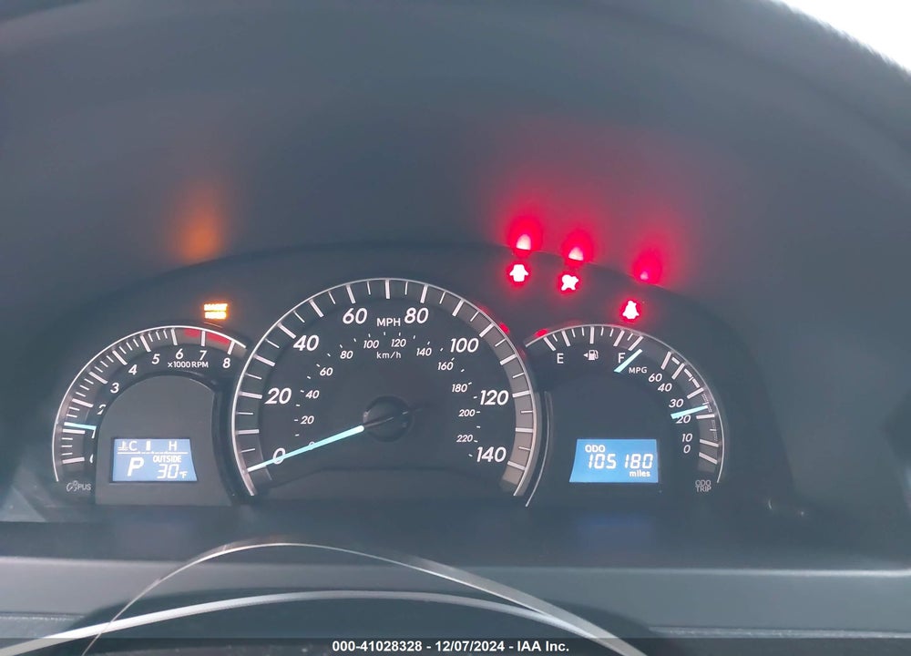 2012 TOYOTA CAMRY SE VIN: 4T1BF1FK8CU105240