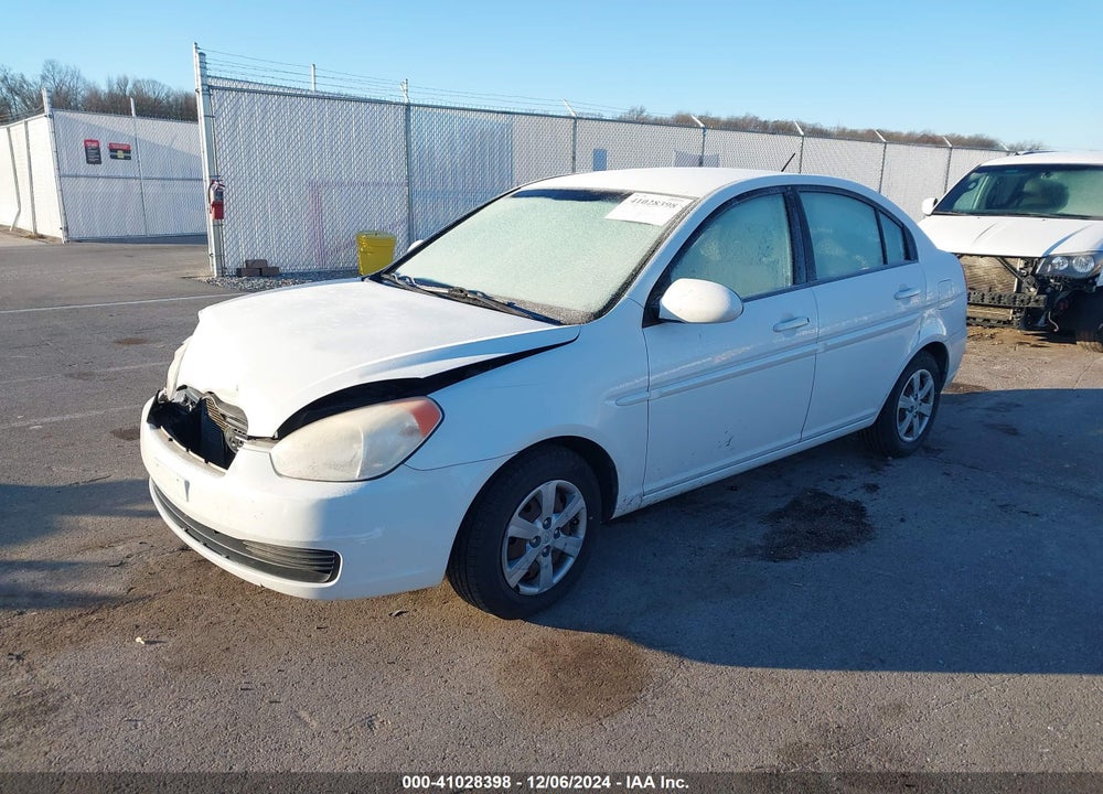 2009 HYUNDAI ACCENT GLS VIN: KMHCN46C19U369829