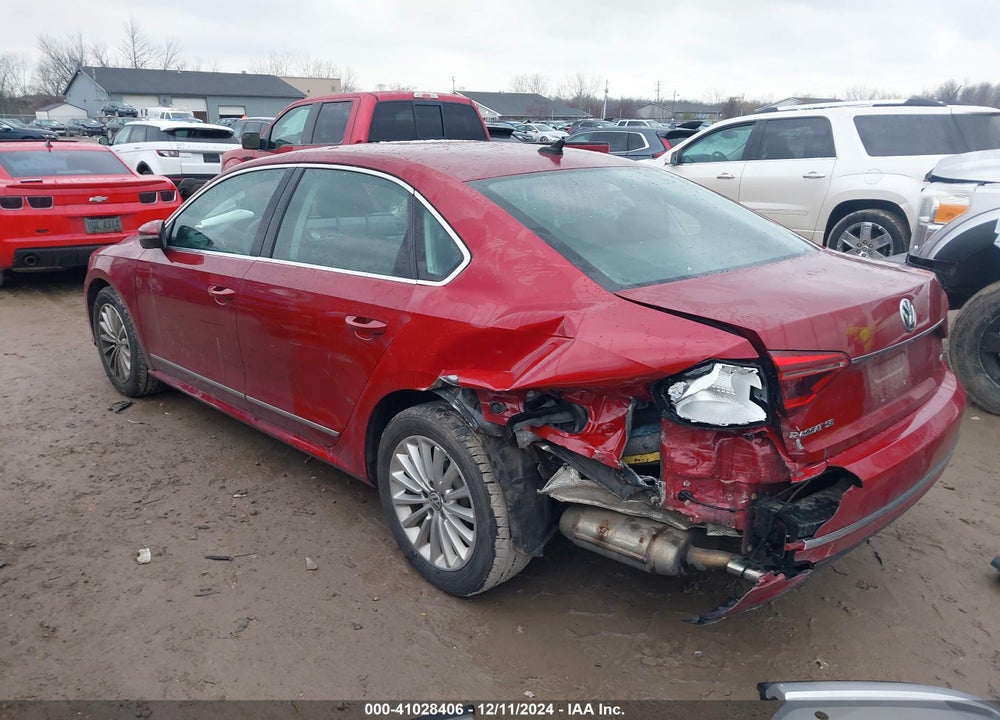 2017 VOLKSWAGEN PASSAT 1.8T SE VIN: 1VWBT7A39HC003522