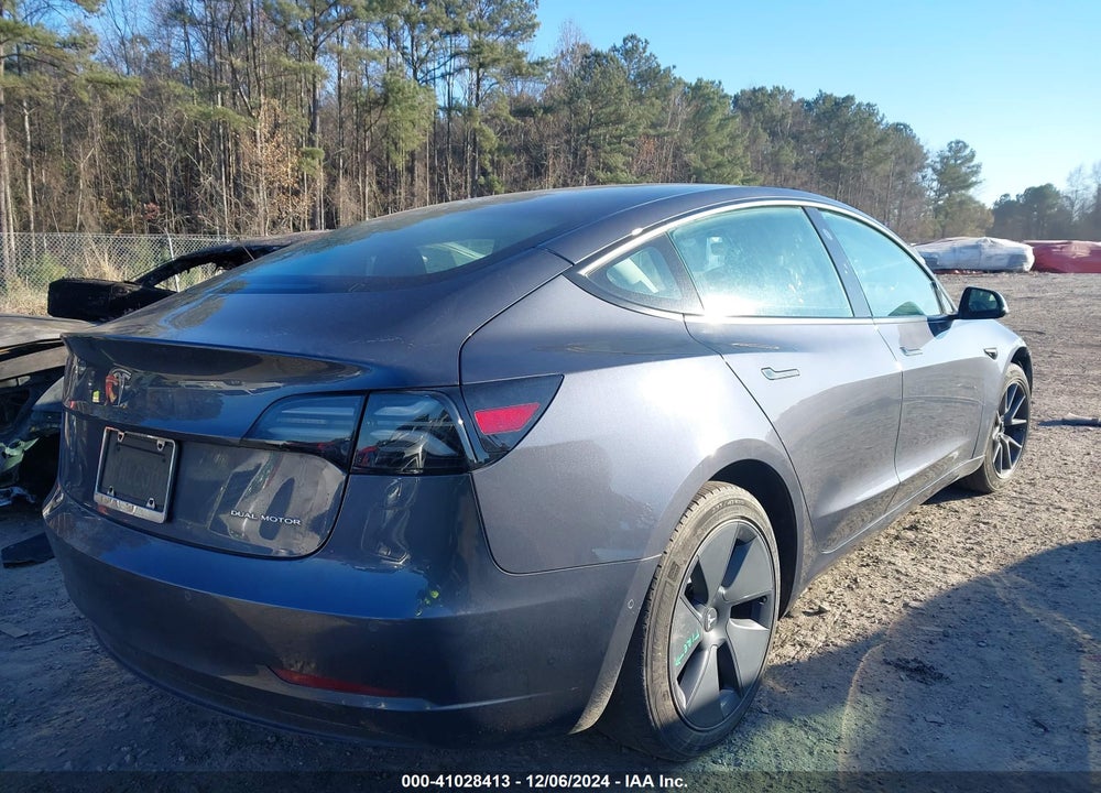 2022 TESLA MODEL 3 LONG RANGE DUAL MOTOR ALL-WHEEL DRIVE VIN: 5YJ3E1EB8NF255597