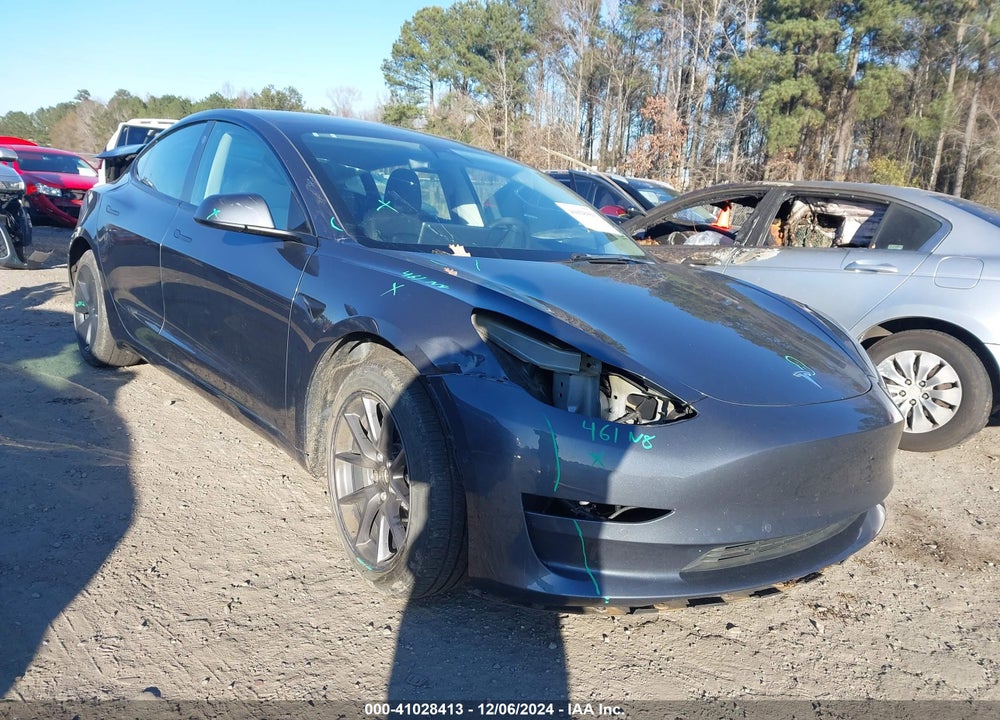 2022 TESLA MODEL 3 LONG RANGE DUAL MOTOR ALL-WHEEL DRIVE VIN: 5YJ3E1EB8NF255597