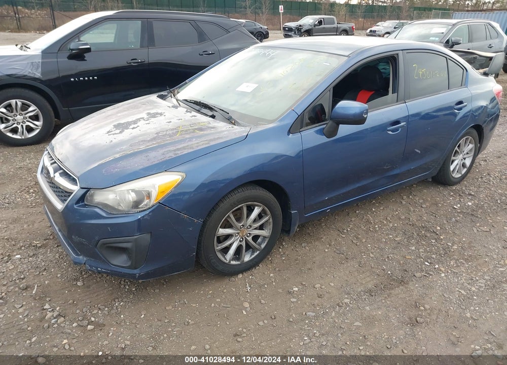2013 SUBARU IMPREZA 2.0I PREMIUM VIN: JF1GJAB66DH027851