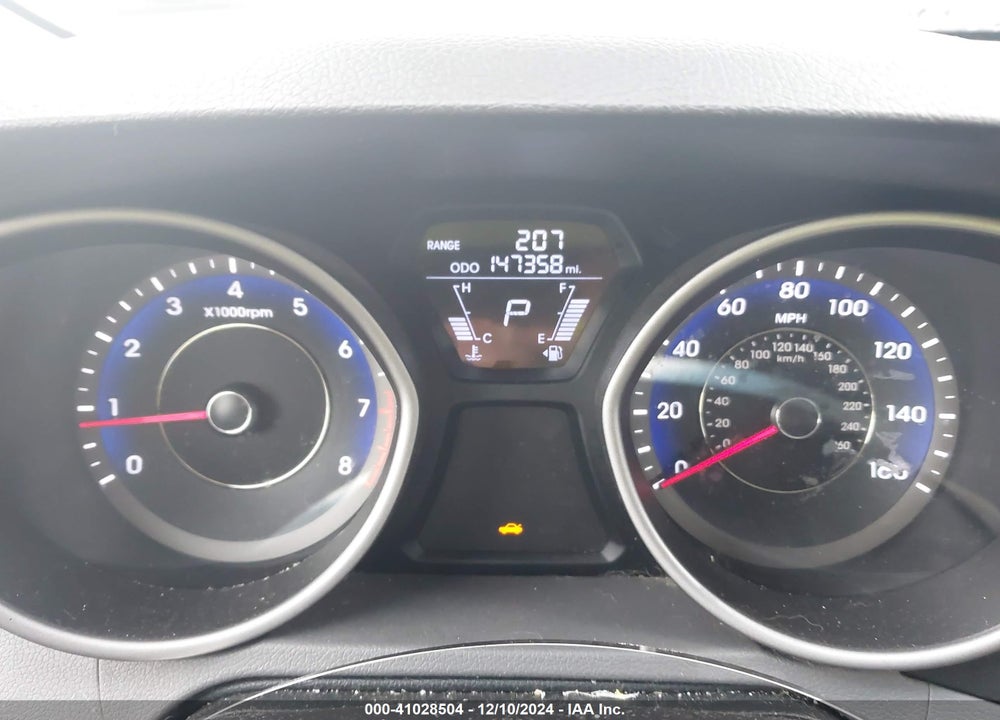 2013 HYUNDAI ELANTRA GS VIN: KMHDH6AE9DU005277